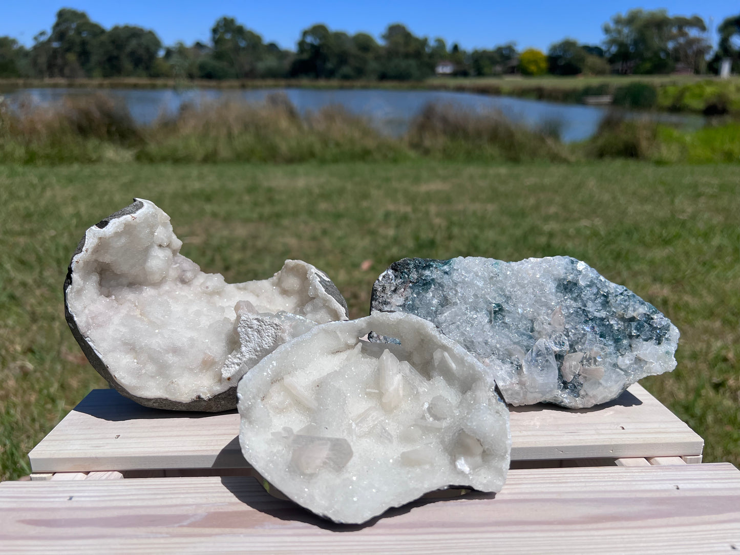 Zeolite Stilbite Apophyllite Cluster