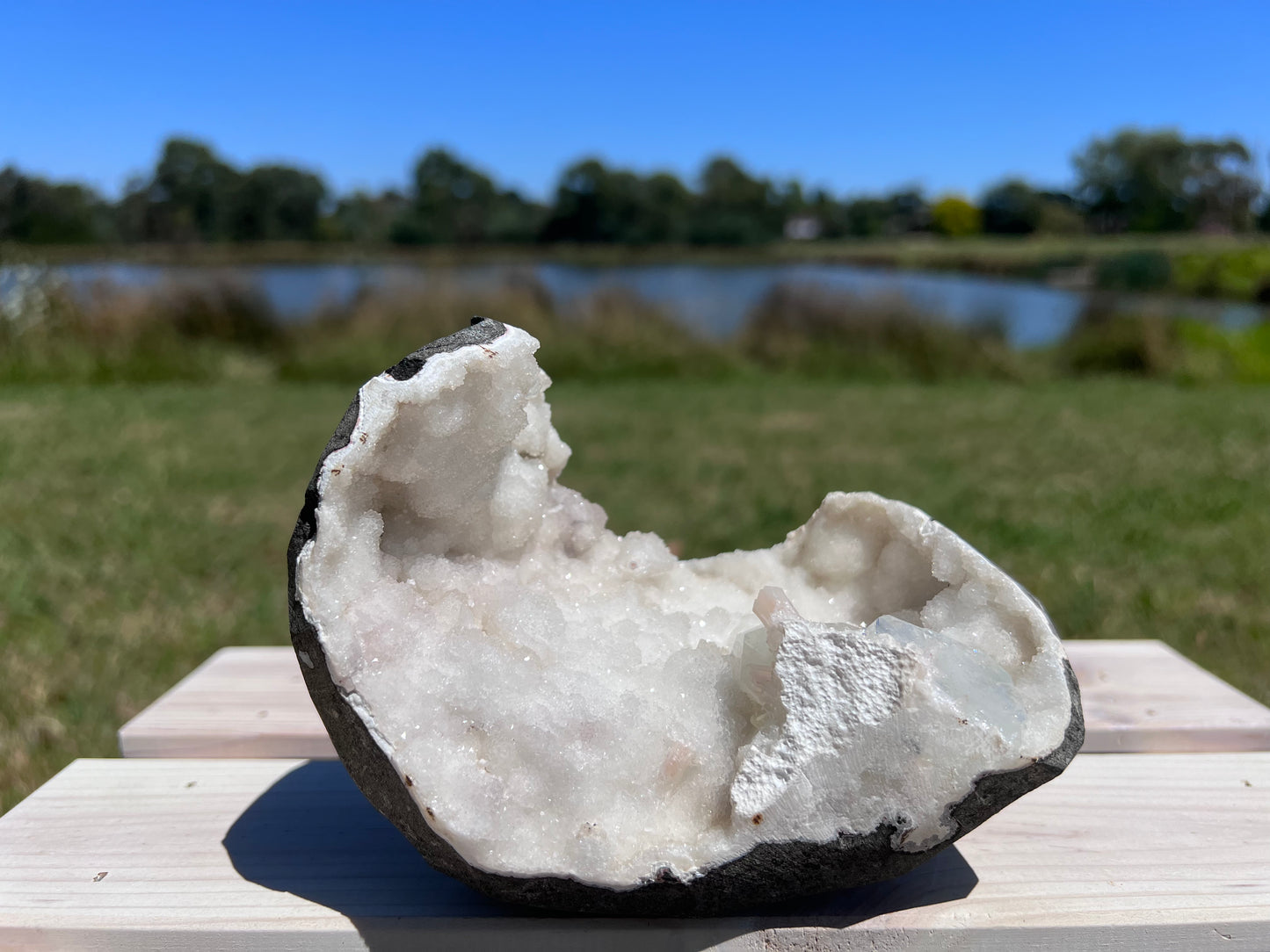 Zeolite Stilbite Apophyllite Cluster