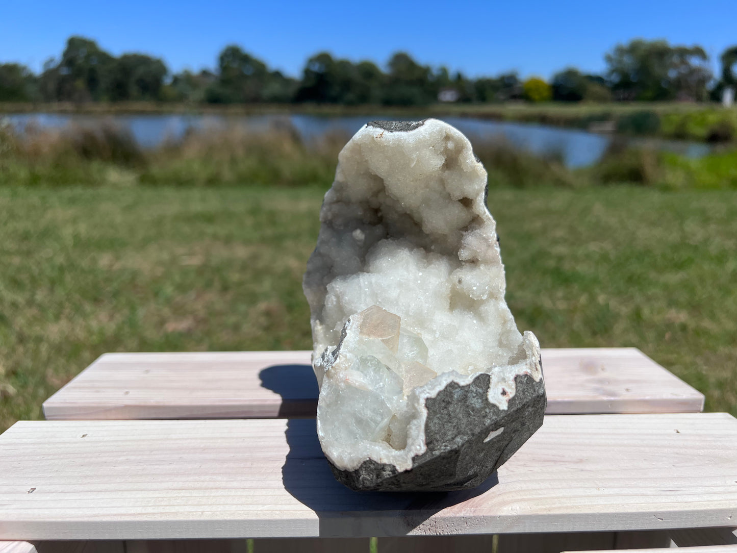 Zeolite Stilbite Apophyllite Cluster