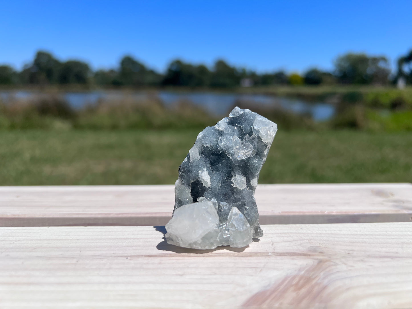 Zeolite Stilbite Apophyllite Cluster - Small