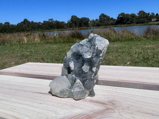 Zeolite Stilbite Apophyllite Cluster - Small